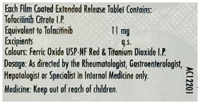 Tacitinix 11mg Tablet ER