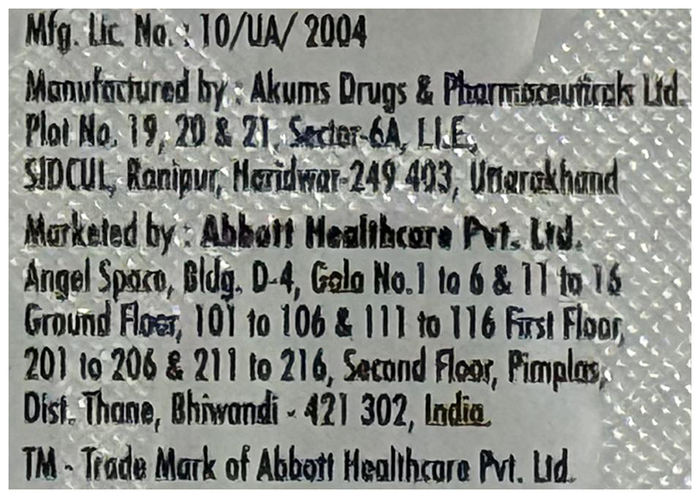 Tacitinix 11mg Tablet ER