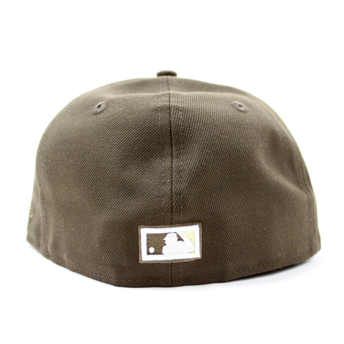 Tampa Bay Devil Rays 1998 Inaugural Season New Era 59Fifty Fitted Hat (Walnut Soft Yellow Under Brim)