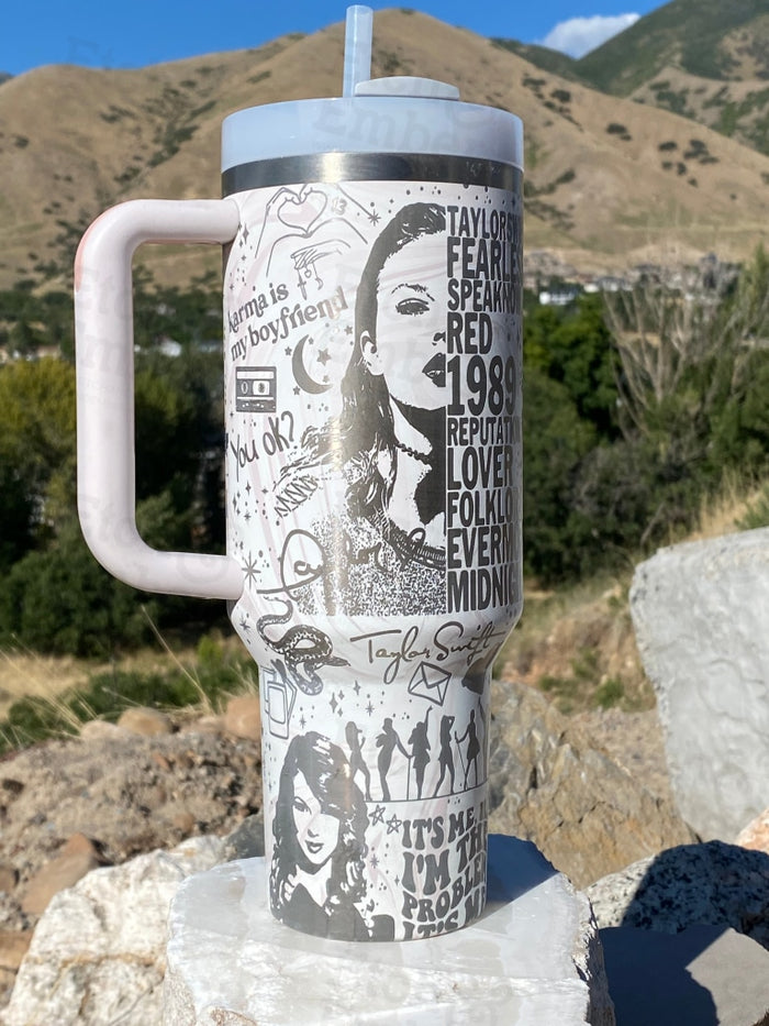 Taylor Swift Engraved Tumbler