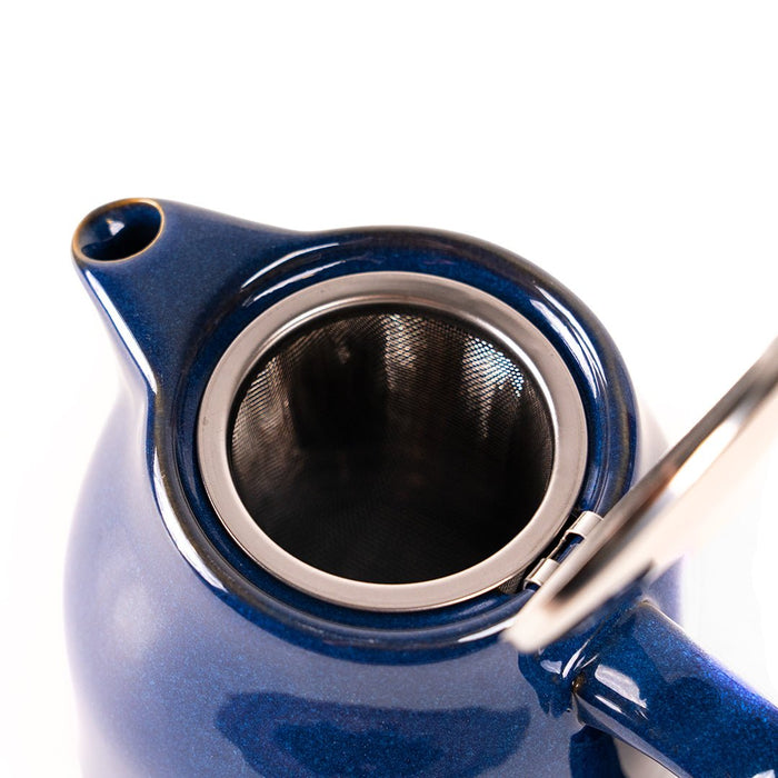 'Tea for Two' - Navy Blue Gloss - Accessories - Full Leaf Tea Company