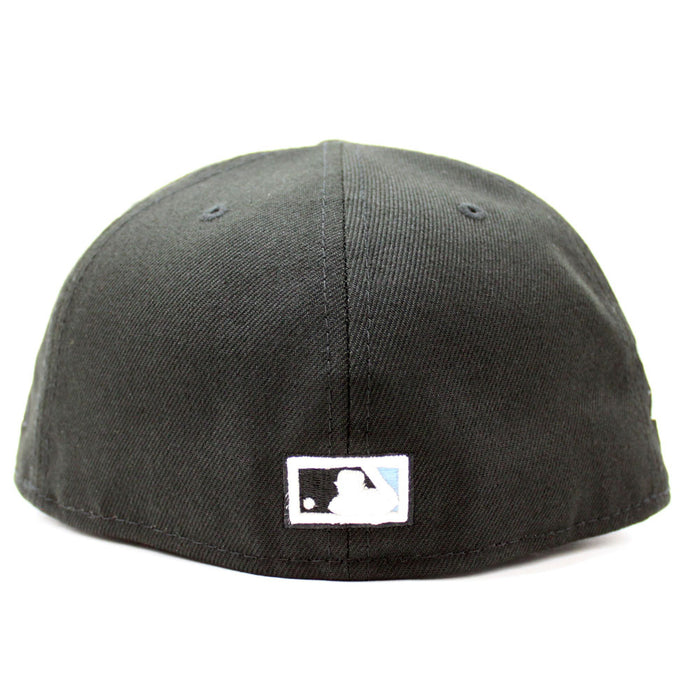 Texas Rangers 1995 All-Star Game New Era 59Fifty Fitted Hat (Glow in the Dark Black Sky Blue Brim)