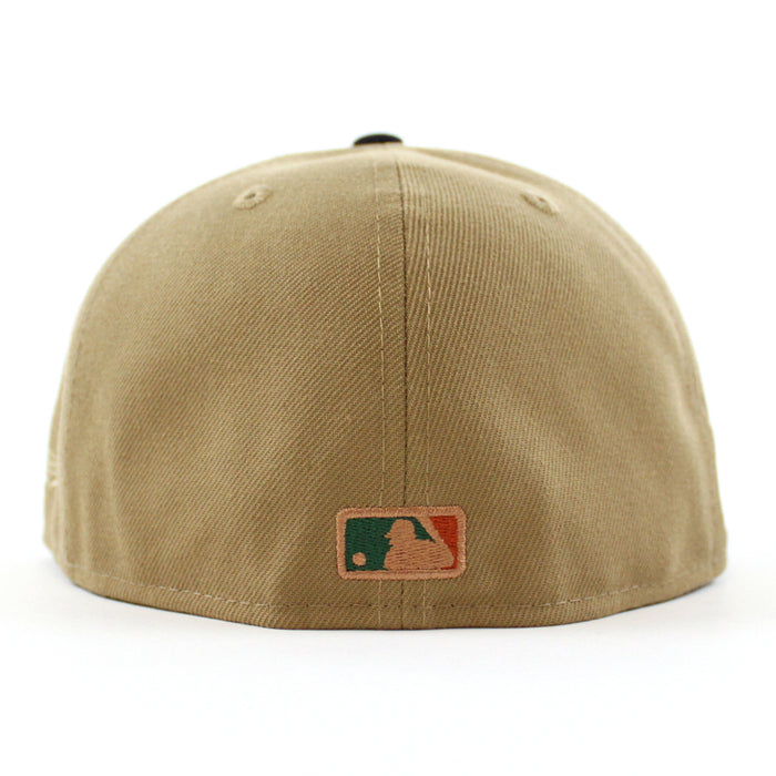 Texas Rangers Inaugural Season New Era 59Fifty Fitted Hat (GITD Khaki Navy Green Under Brim)