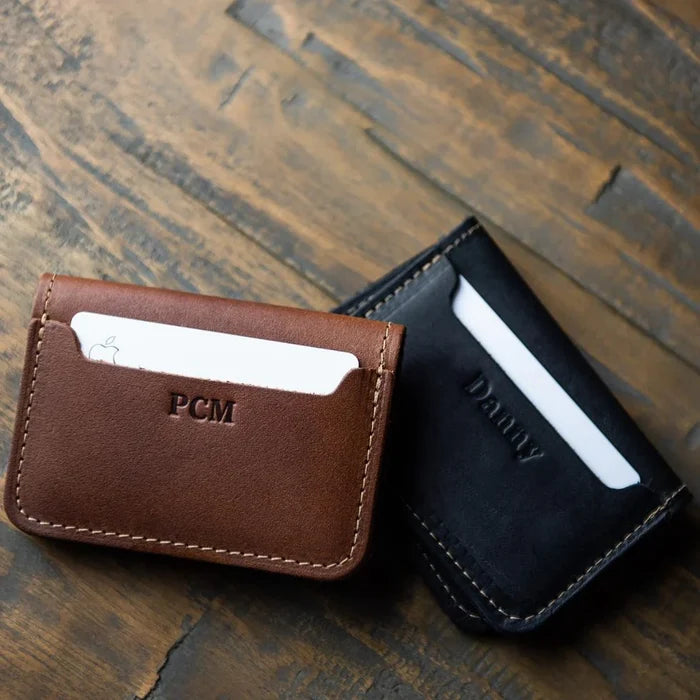 The Gates Leather Bifold Money Clip Front Pocket Wallet | Holtz Leather Co.