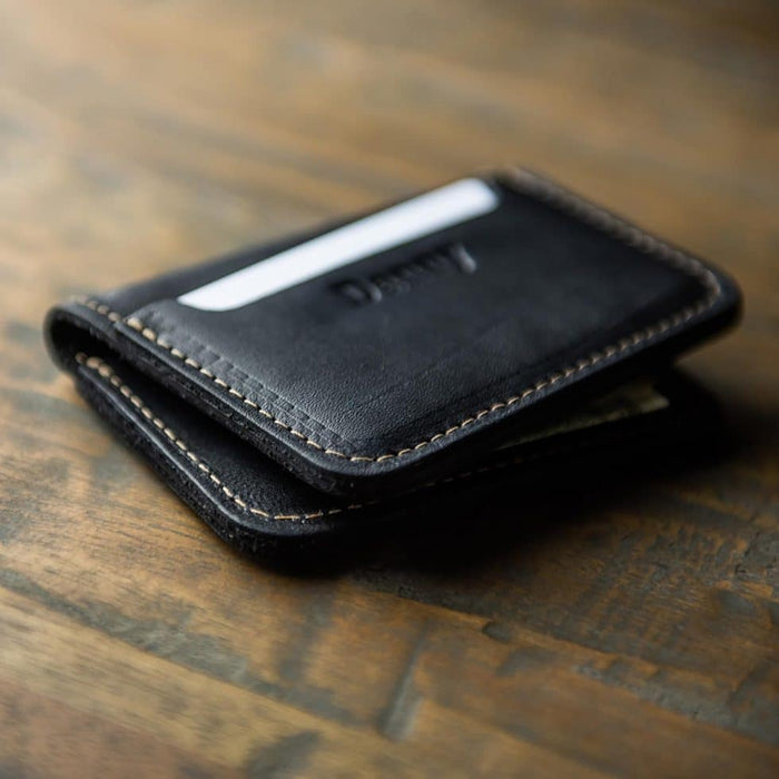 The Gates Leather Bifold Money Clip Front Pocket Wallet | Holtz Leather Co.