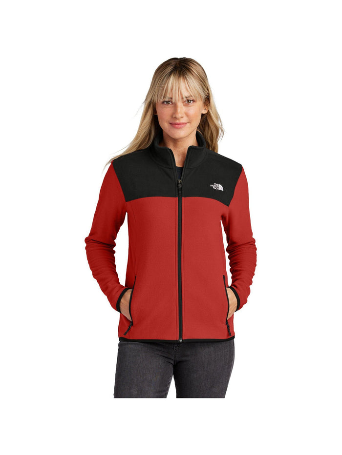 no-logo The North Face Ladies Glacier Full-Zip Fleece Jacket-The North Face-Thread Logic