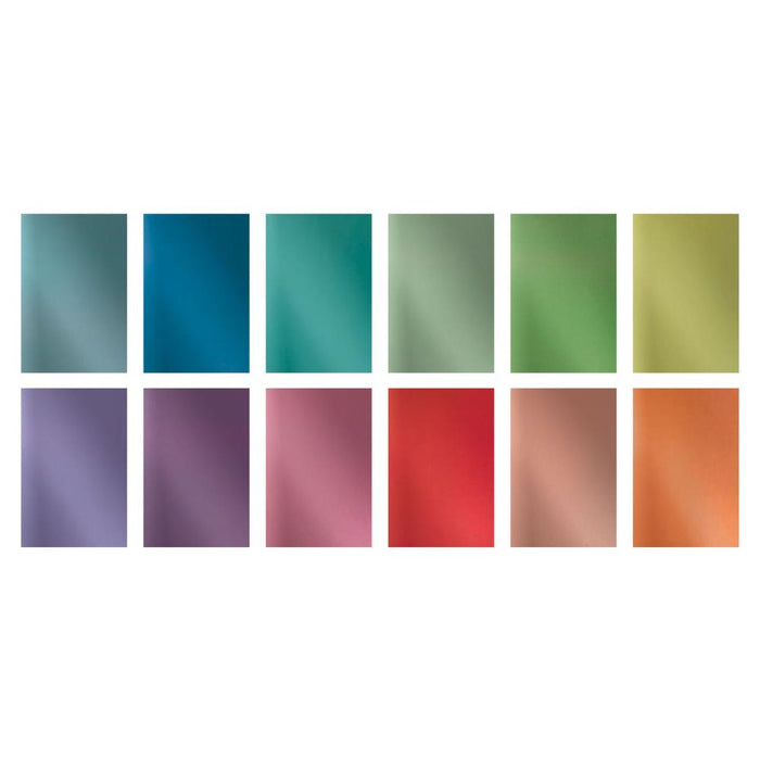 Tim Holtz - Idea-Ology - Kraft-Stock Stack Cardstock Pad 6"X9" - 24/Pkg - Metallic Colors. The ideal foundation for any paper craft is the paper itself. This variety of Tim Holtz Kraft Stock Stack Metallic Colors fits the bill with ease.  Available at Embellish Away located in Bowmanville Ontario Canada.