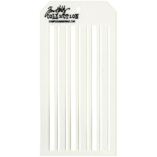 Tim Holtz - Layered Stencil 4.125"X8.5" - Shifter Mint. Available at Embellish Away located in Bowmanville Ontario Canada.
