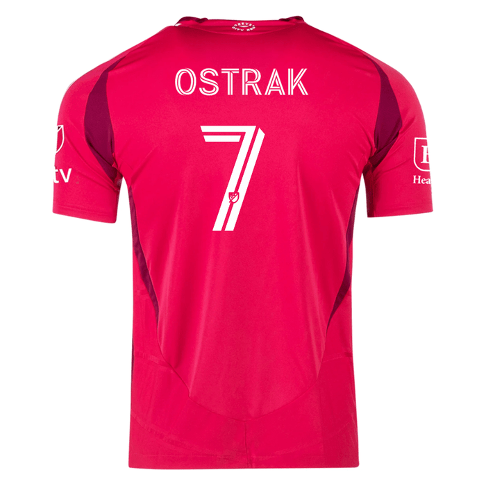 adidas Tomas Ostrak St. Louis FC Authentic Home Jersey 25/26 (Power Pink) | SoccerWearhouse