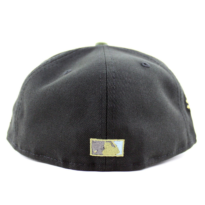 Toronto Blue Jays 1991 All Star Game New Era 59Fifty Fitted Hat (Black Olive Green Sky Blue Under Brim)