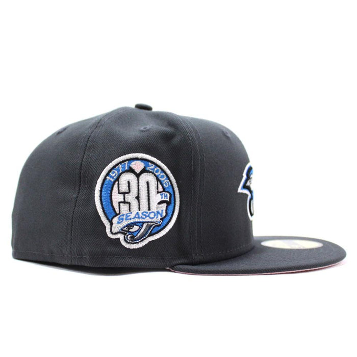 Toronto Blue Jays 30TH Anniversary New Era 59Fifty Fitted Hat V2 (Gray Pink Under Brim)