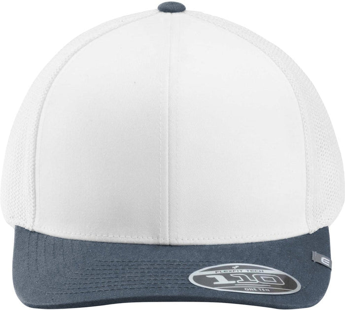 TravisMathew Cruz Colorblock Trucker Cap-New-TravisMathew-White/Vintage Indigo-OSFA-Thread Logic