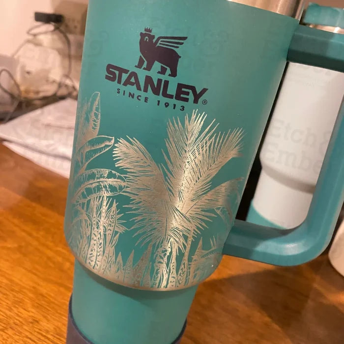 Tropical Custom Stanley Adventure Quencher 40 Oz Tumbler Tumblers