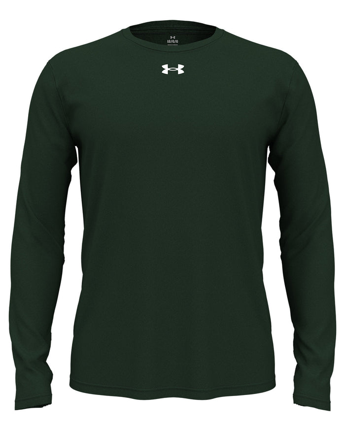 Under Armour Team Tech Long-Sleeve T-Shirt-Under Armour-Forest Green-S-Thread Logic