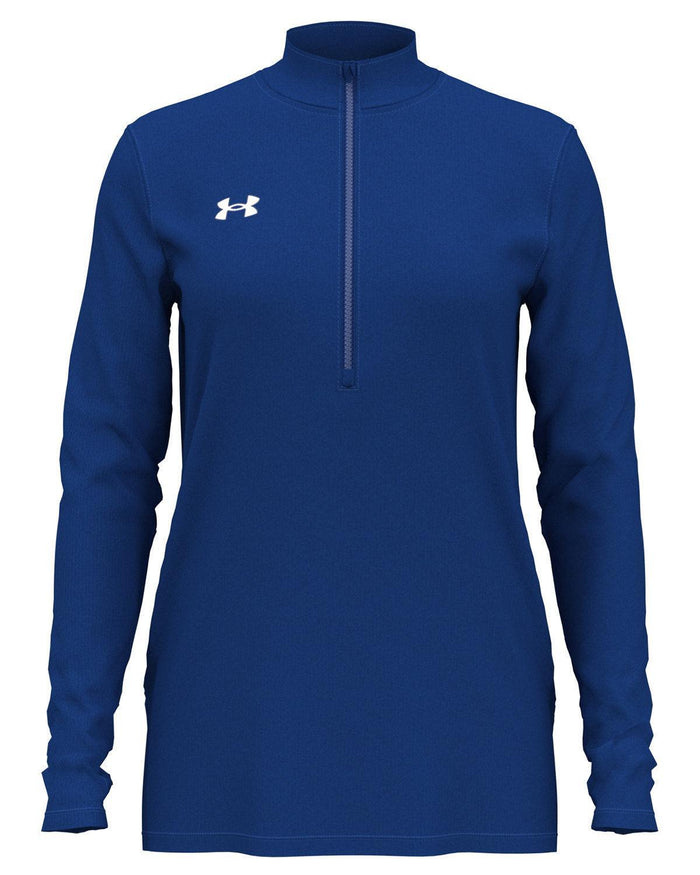 Under Armour Ladies Team Tech Half-Zip-Under Armour-Royal/White-XS-Thread Logic