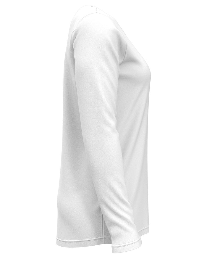 no-logo Under Armour Ladies Team Tech Long-Sleeve T-Shirt-Under Armour-Thread Logic
