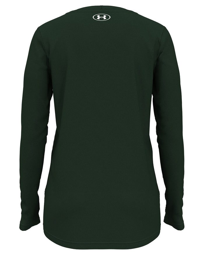 no-logo Under Armour Ladies Team Tech Long-Sleeve T-Shirt-Under Armour-Thread Logic