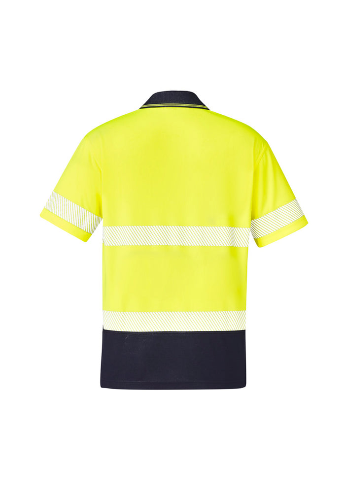 Unisex Hi Vis Segmented Short Sleeve Polo (Hoop Taped) | ZH535