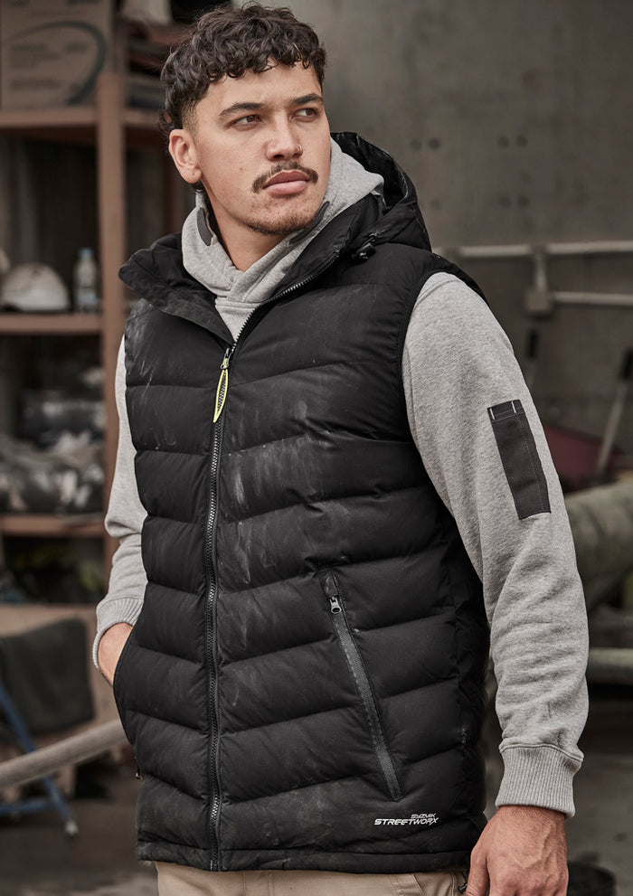 Unisex Streetworx Hooded Puffer Vest | ZV245