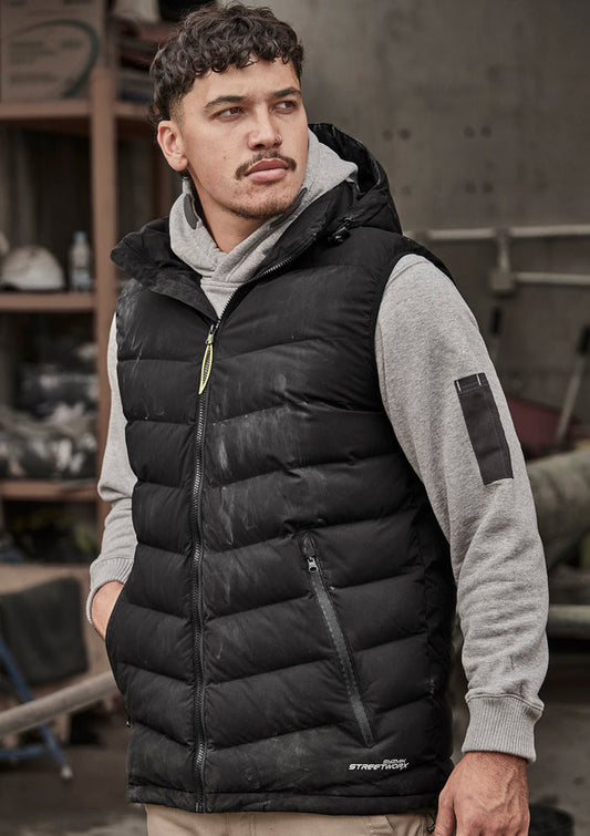 Unisex Streetworx Hooded Puffer Vest | ZV245