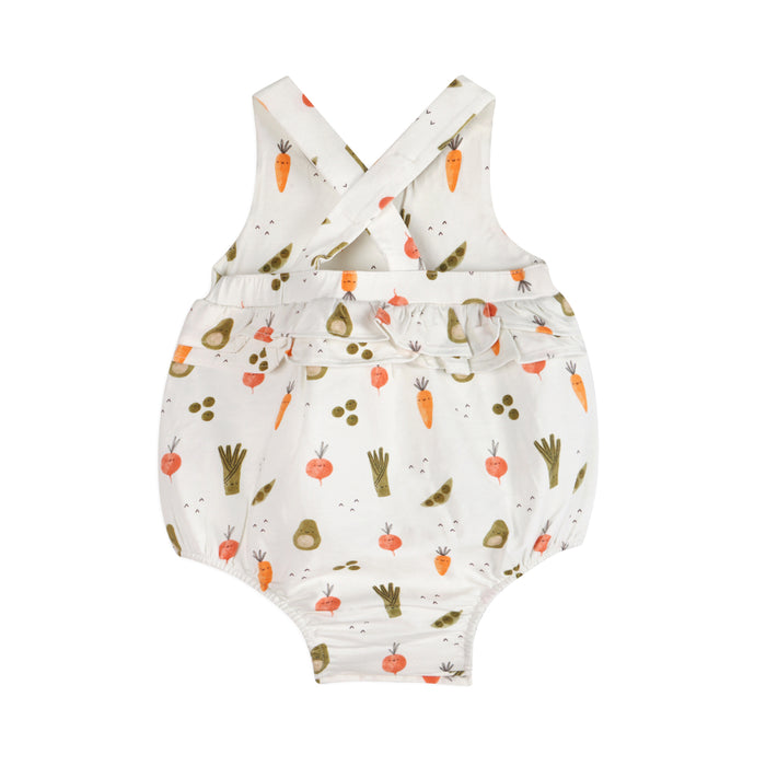 Veggies Baby Strappy Bodysuit Back (Organic Jersey)