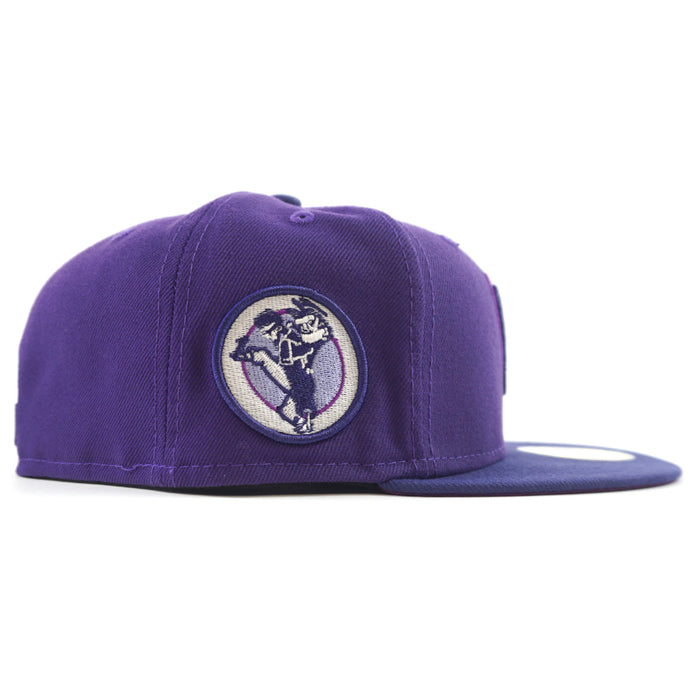 Washington Senators SENATOR CM New Era 59FIFTY Fitted Hat (DEEP PURPLE NEW ORCHID SPARKLING GRAPE Under Brim)