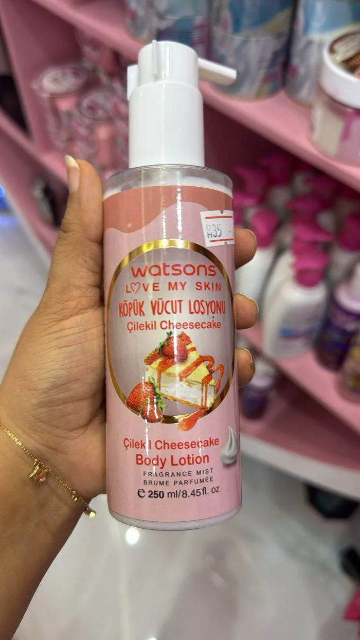 Watsons Strawberry Cheesecake Body Lotion – 250ml - Body Lotion - Watsons -- United Arab Emirates -- Pinky Cosmetics