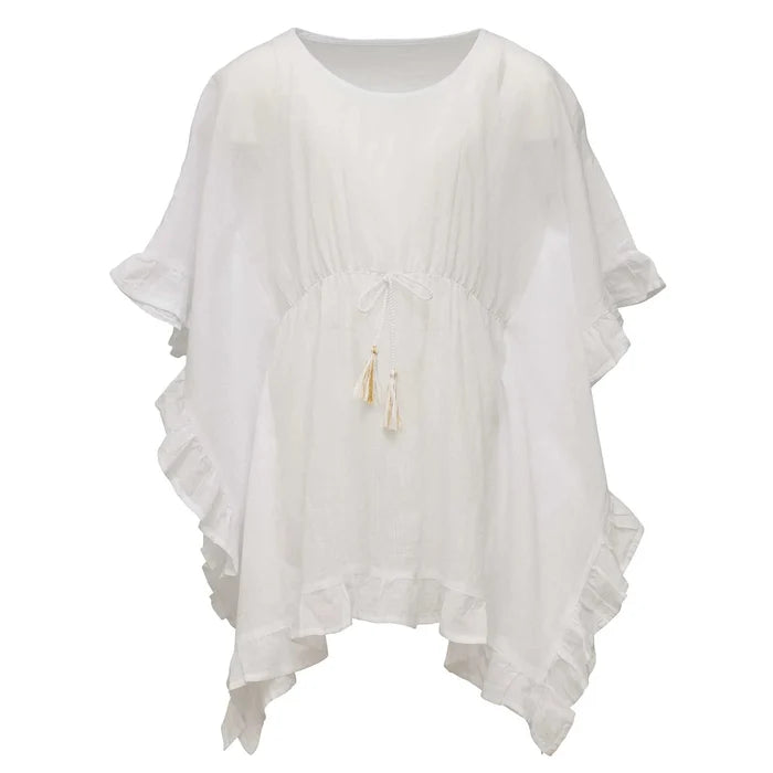 White Frilled Cover Up - Destination PSP