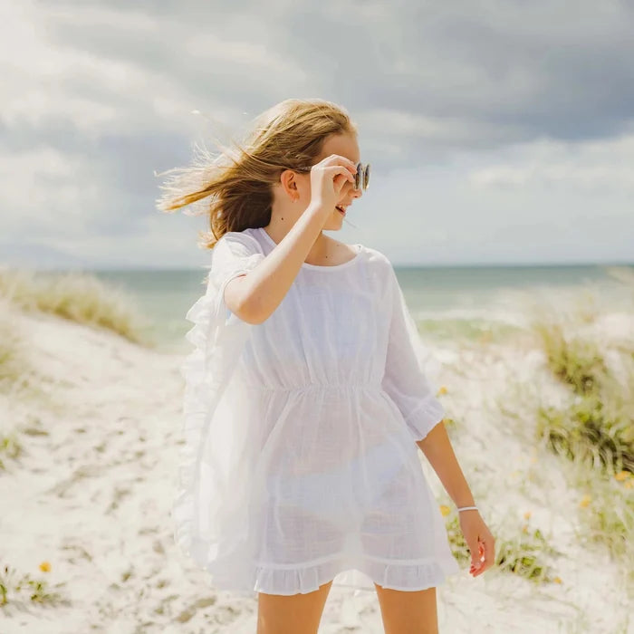 White Frilled Cover Up - Destination PSP