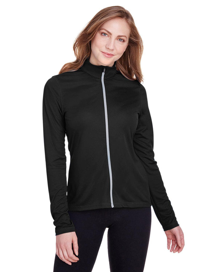 no-logo Puma Ladies Icon Full-Zip-Knits and Layering-Puma Golf-Puma Black-XS-Thread Logic