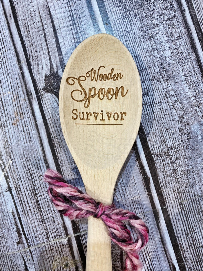 Wooden Spoon- Farmhouse Wooden Spoon Kitchen Decor Survivor