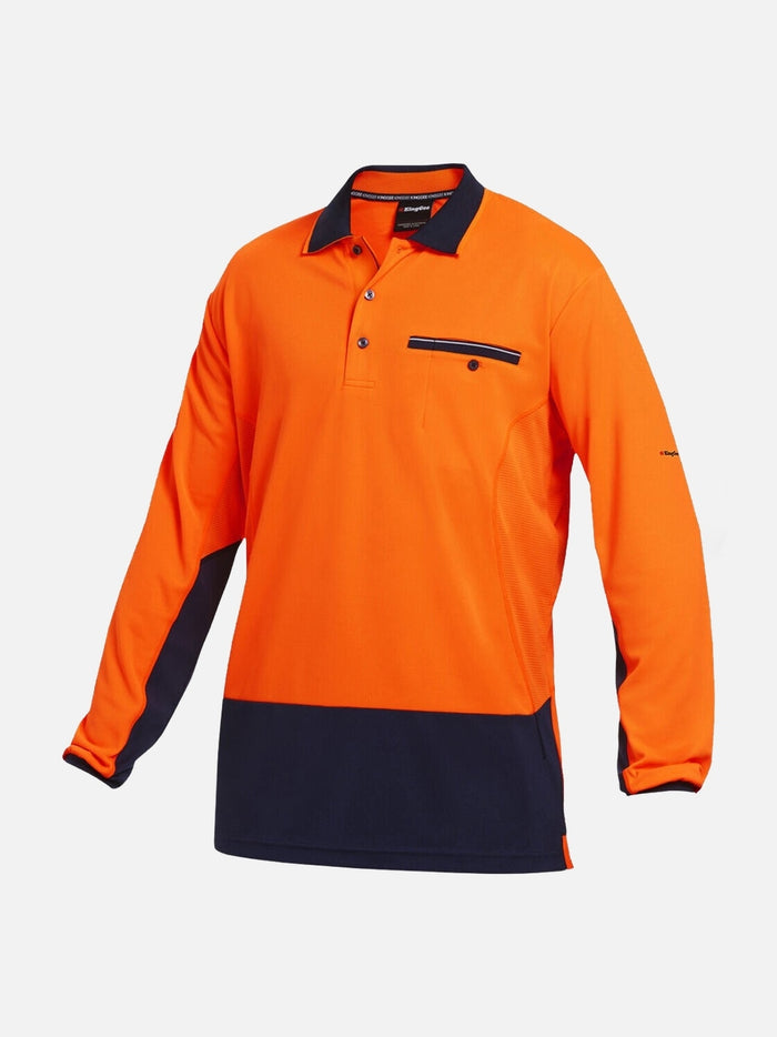 Workcool Hyperfreeze Splice Long Sleeve Polo | K54840