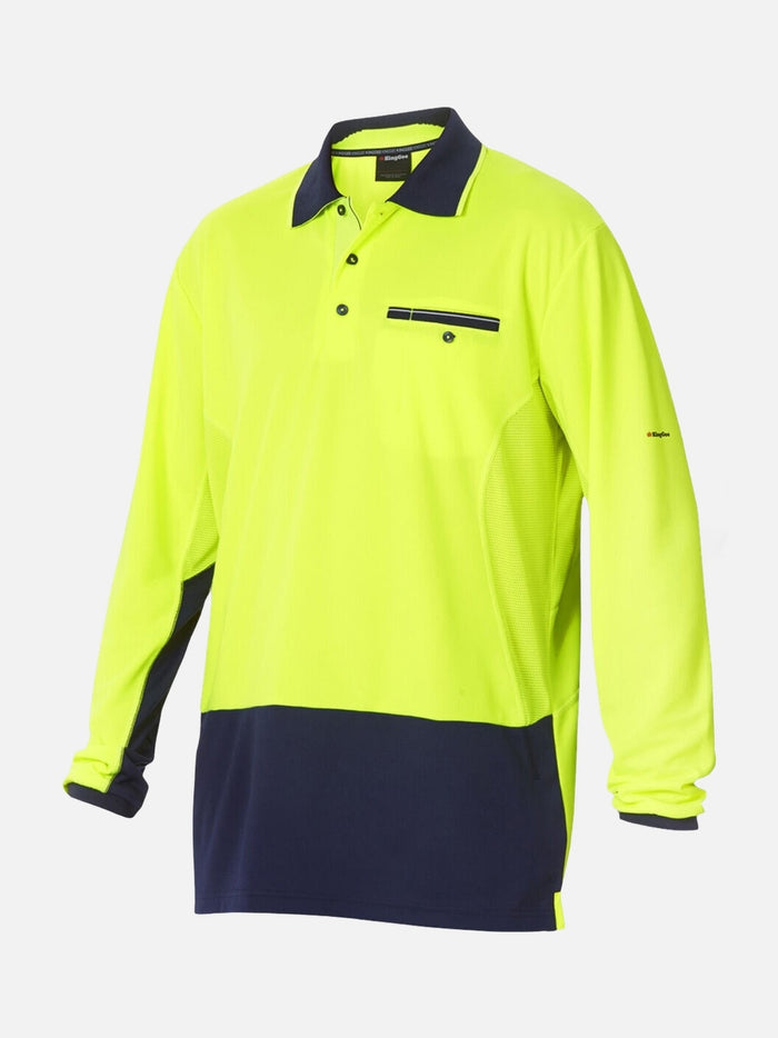 Workcool Hyperfreeze Splice Long Sleeve Polo | K54840