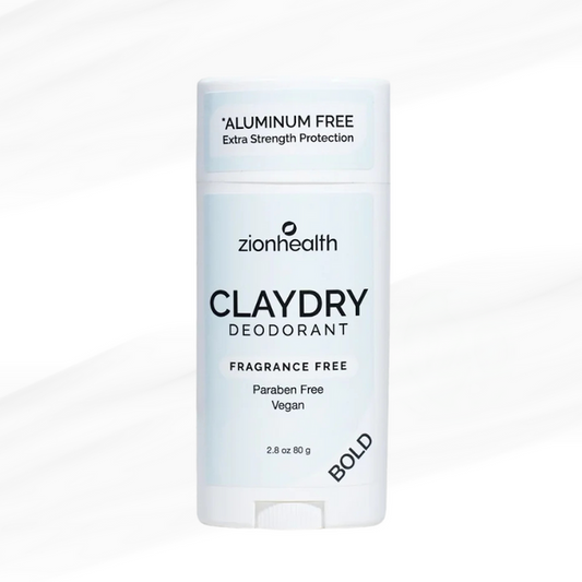ZIONHEALTH - BIO CLAYDRY - DEODORANT - FRAGRANCE FREE (Aluminiums fri) - 80 g. '